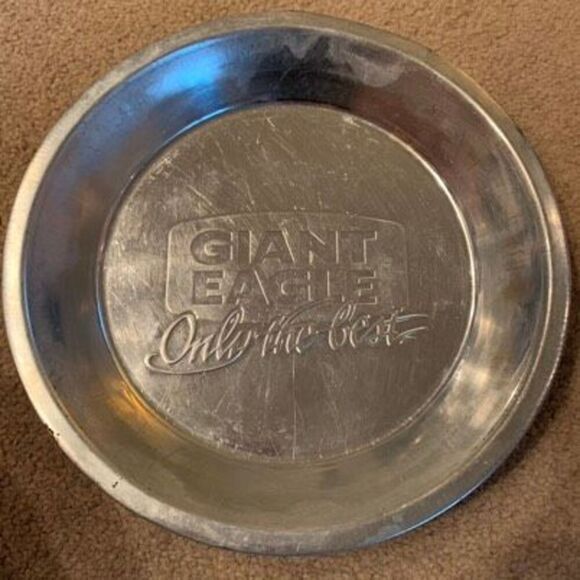 Giant Eagle Only The Best 9 1/2” Metal Pie Pan - Picture 1 of 6